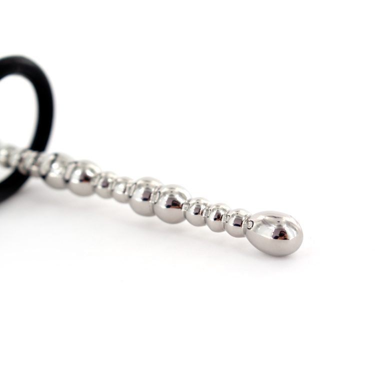 UberKinky Penis Plug with Rubber Glans Ring | UberKinky