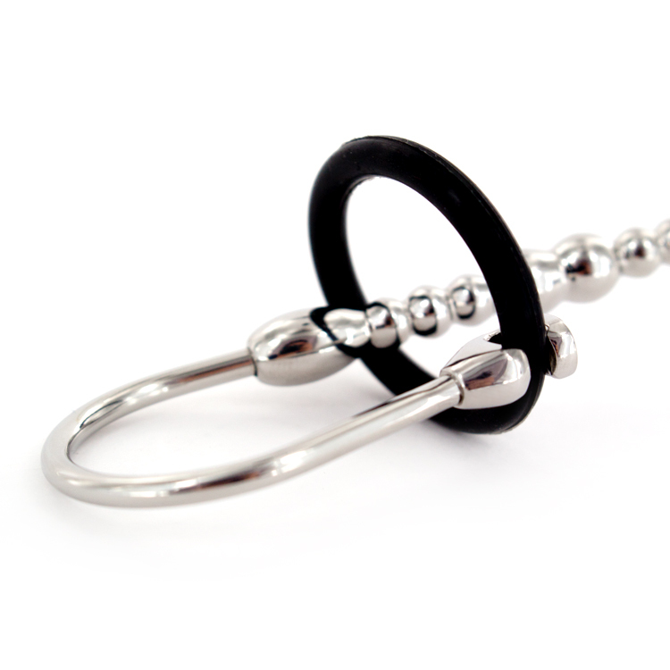 UberKinky Penis Plug with Rubber Glans Ring | UberKinky