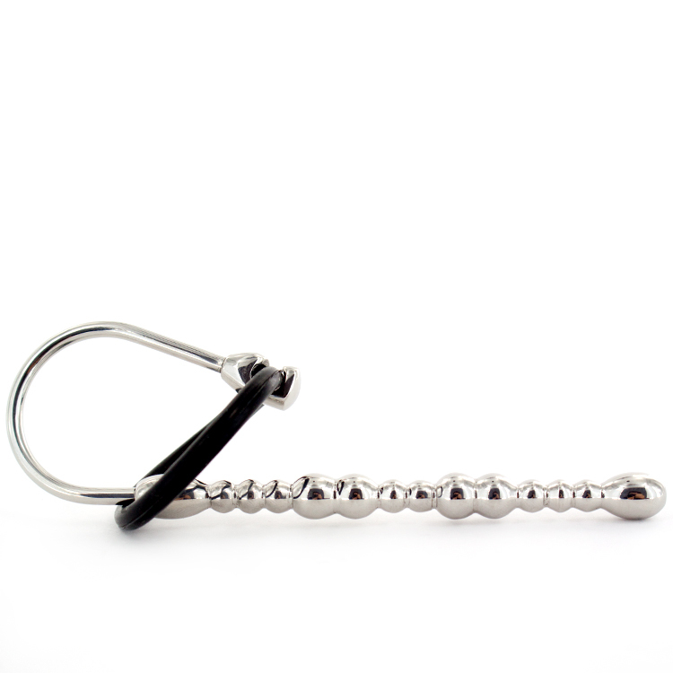 UberKinky Penis Plug with Rubber Glans Ring | UberKinky