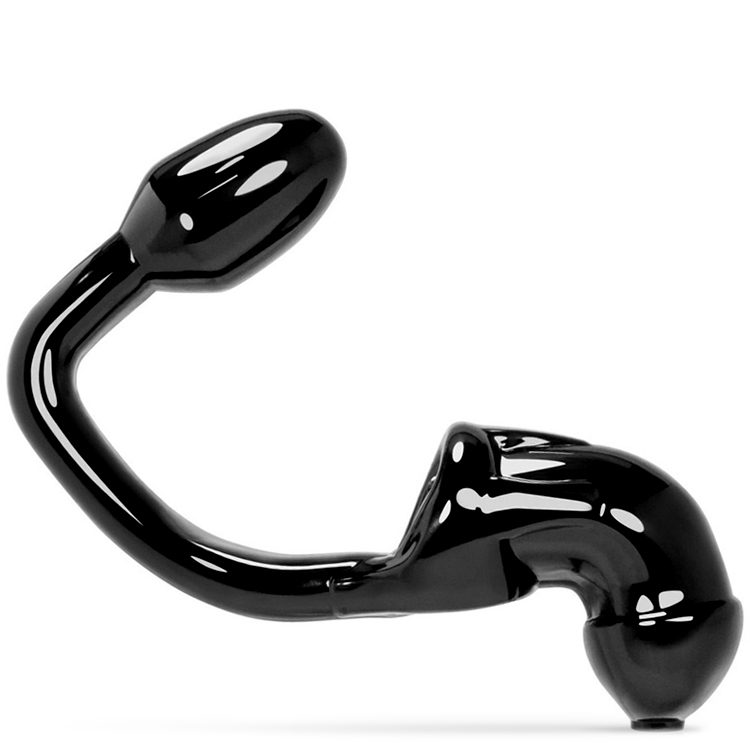 Oxballs Tailpipe Chastity Cock-Lock and Attached Asslock Butt Plug | UberKinky