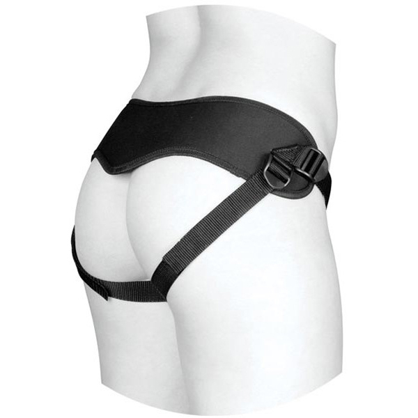 Doc Johnson Supreme Harness With Vibrator Plug | UberKinky