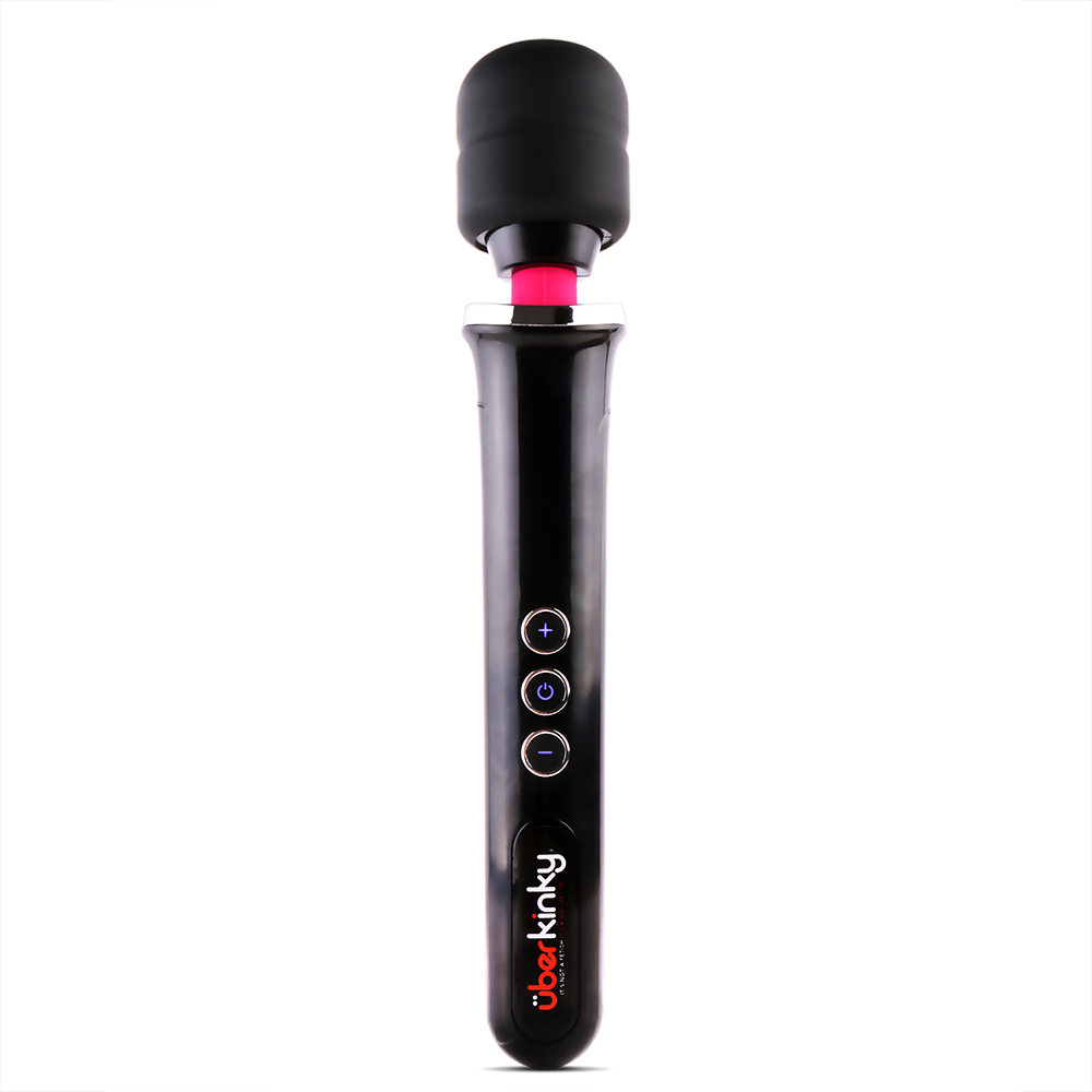 UberKinky Black Magic Wand Vibrator | UberKinky