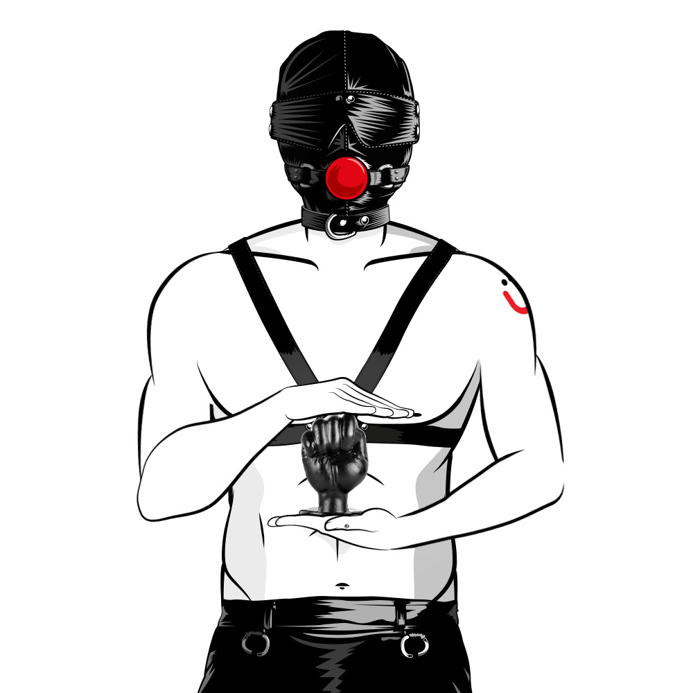 Mister B All Black Fist Butt Plug | UberKinky