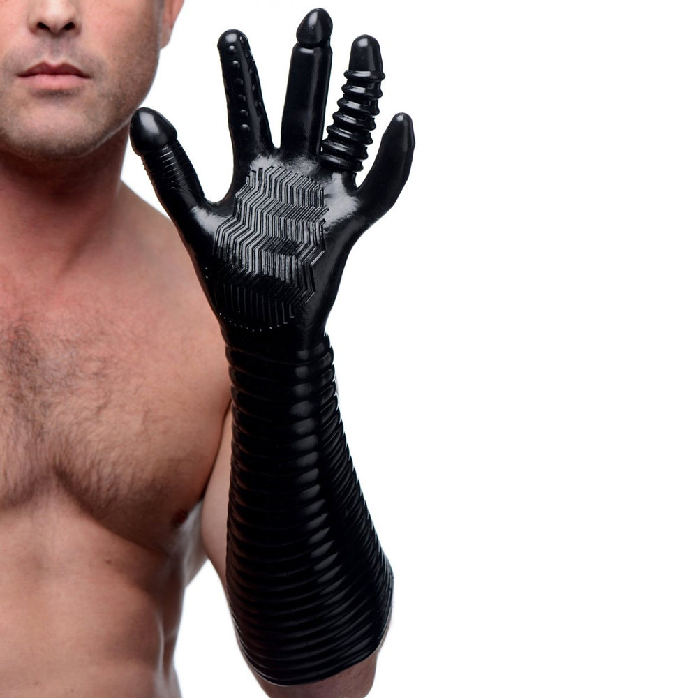 Master Series Pleasure Fister Textured Fisting Glove | UberKinky