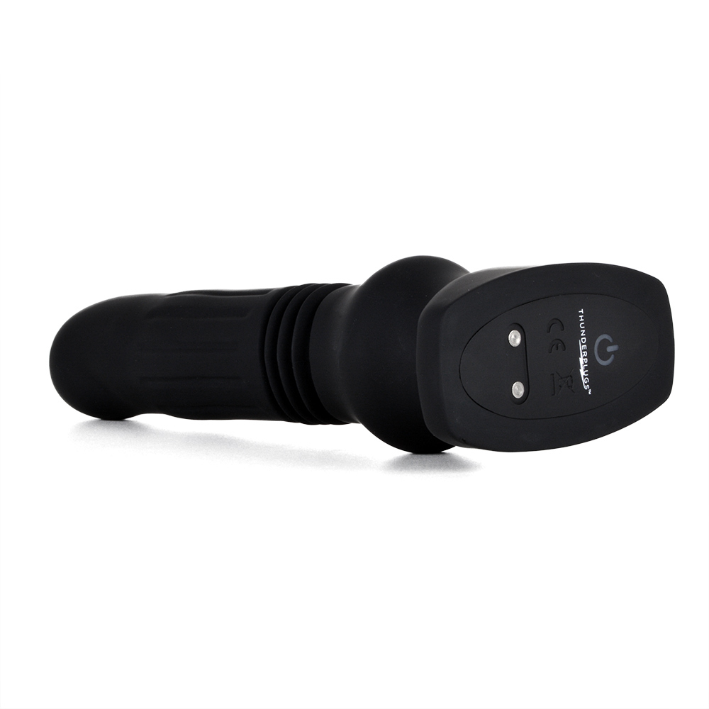 Uberkinky Thunderplugs Silicone Swelling And Thrusting Plug With Remote Control | UberKinky