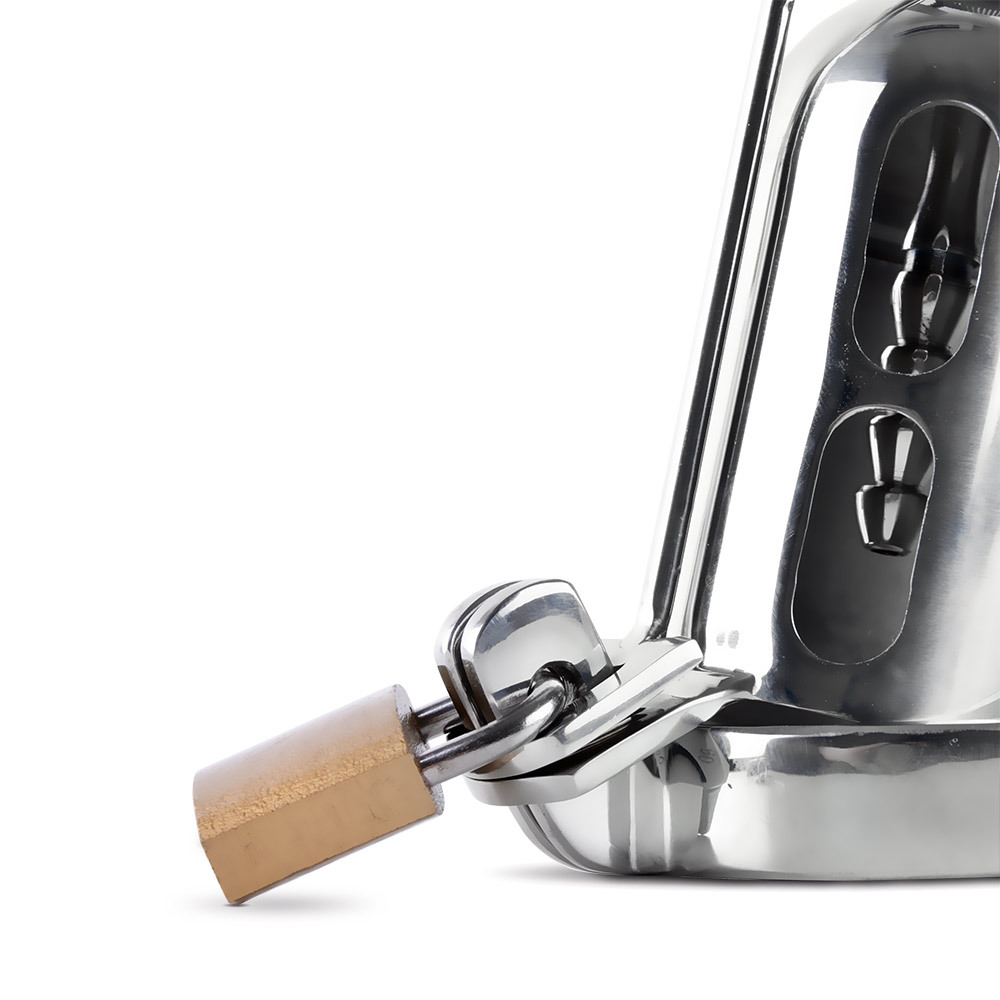 Uberkinky The Tap Stainless Steel Chastity Cage | UberKinky