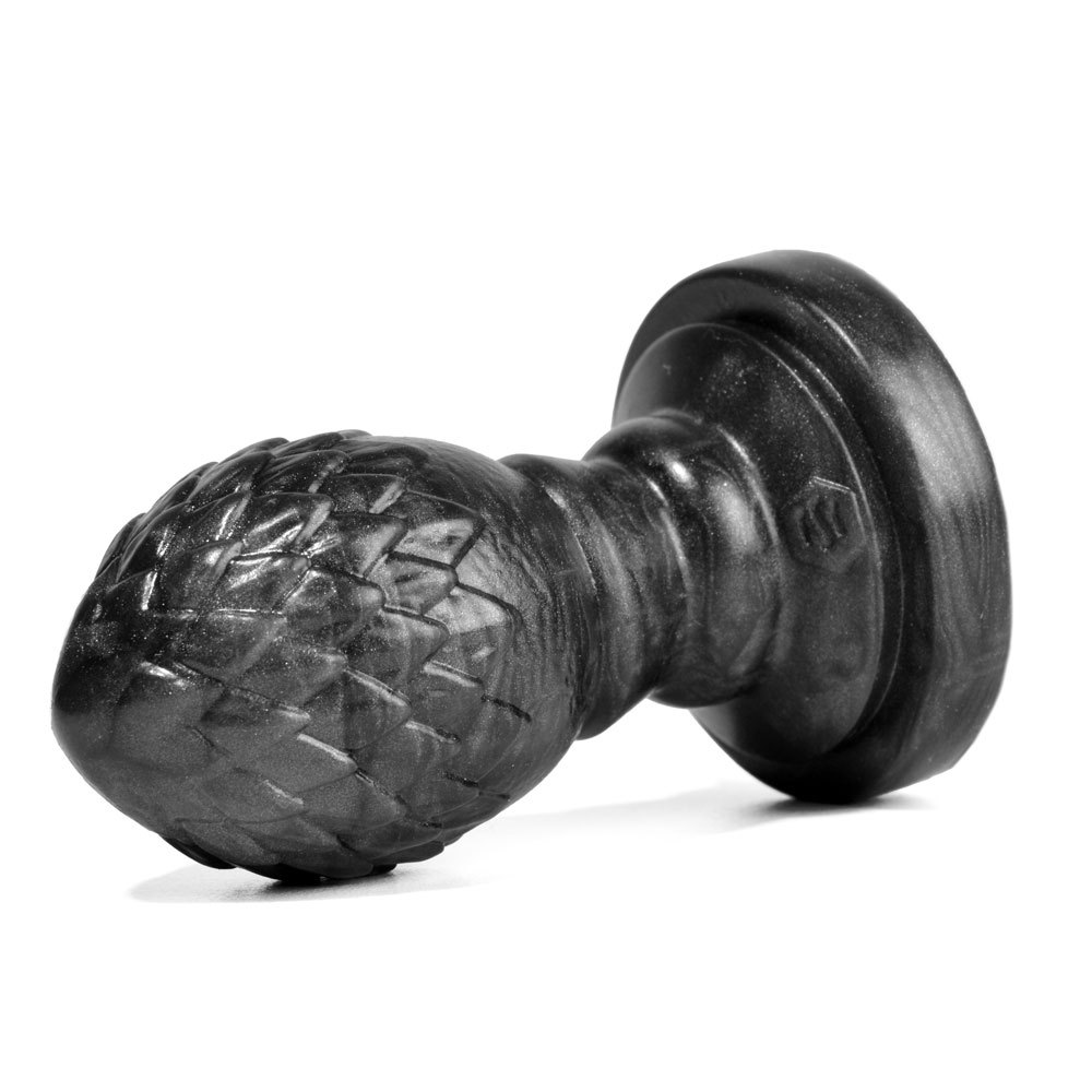Sinnovator Drogon Dragon Egg Platinum Silicone Butt Plug 2.2 Inches to 4.3 Inches (3 Sizes) | UberKinky