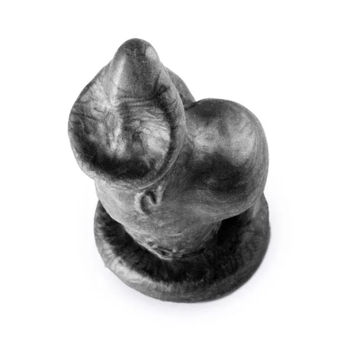 Sinnovator Knot Plug Platinum Silicone Butt Plug 5 Inches | UberKinky
