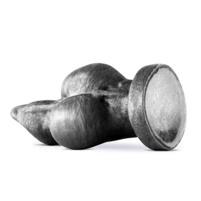 Sinnovator Knot Plug Platinum Silicone Butt Plug 5 Inches | UberKinky