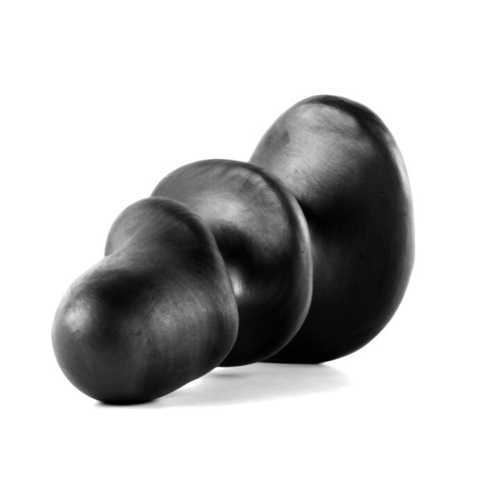 Sinnovator Twisted Platinum Silicone Butt Plug 6.5 Inches | UberKinky
