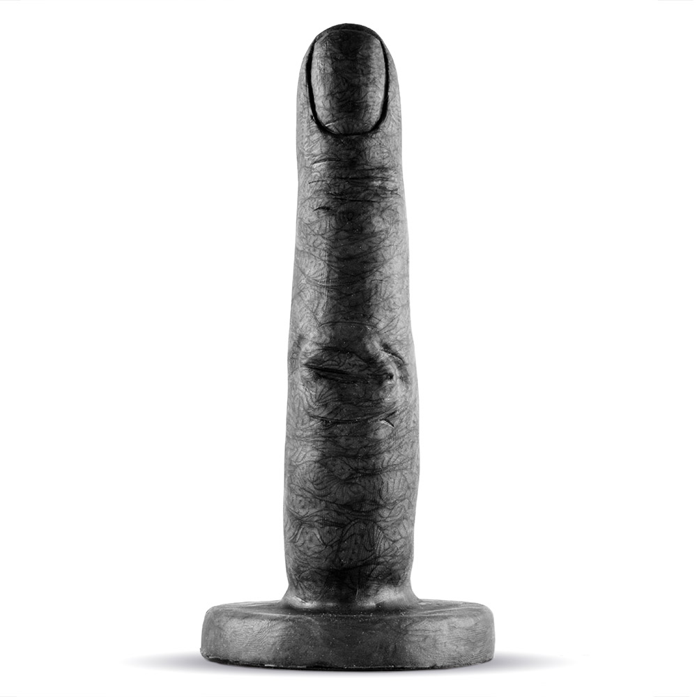 UberKinky Platinum Up Yours Finger Platinum Silicone Dildo 7 Inches 1