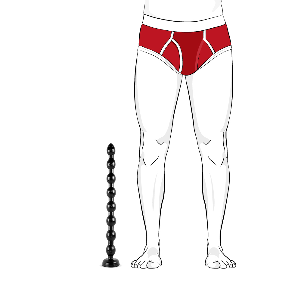 Hosed Beaded Anal Snake 19 Inches | UberKinky