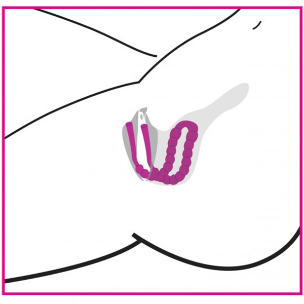 Frisky Petal Pusher Silicone Labia Spreader | UberKinky