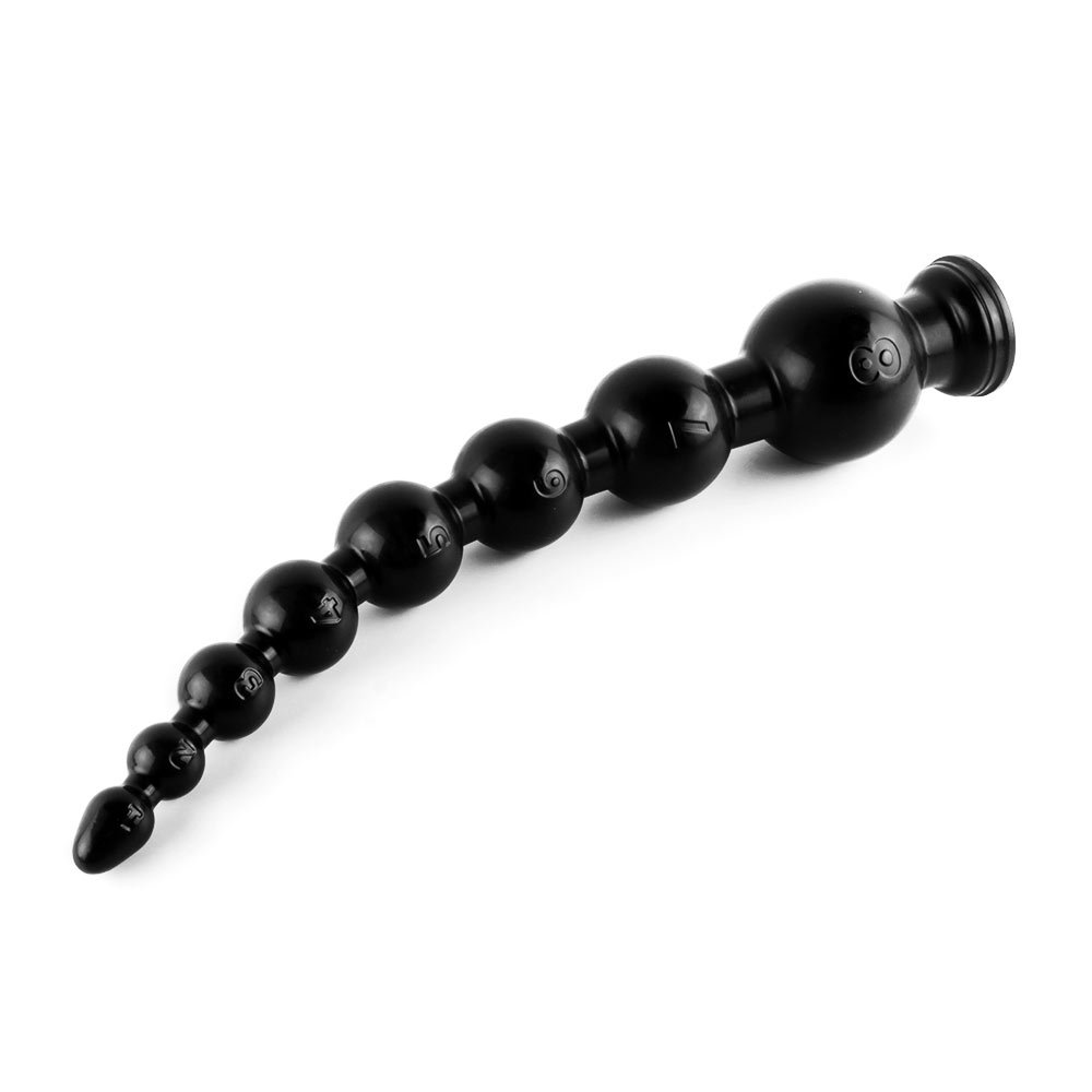 Hosed Graduated Bead Anal Snake 18.75 Inches | UberKinky