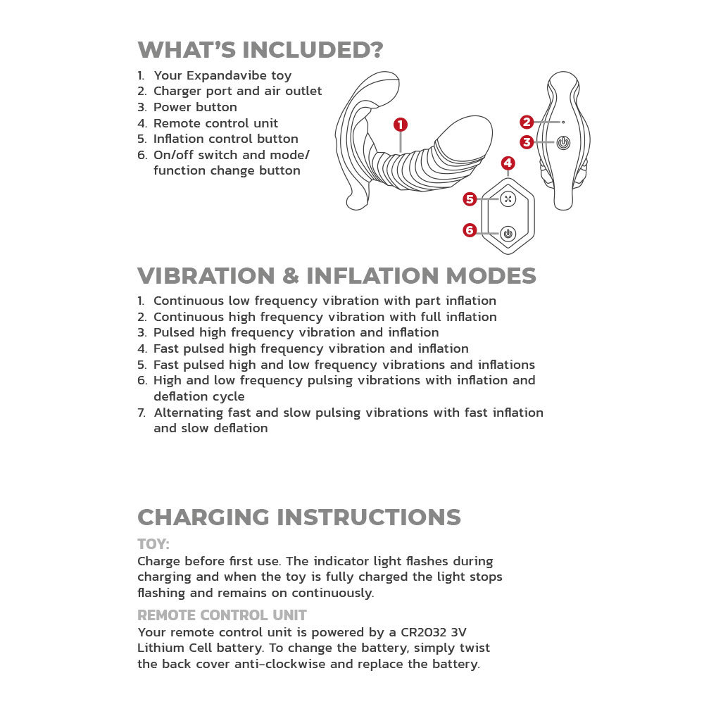 Expandavibe Inflatable Remote Control Vibrating Prostate Massager | UberKinky