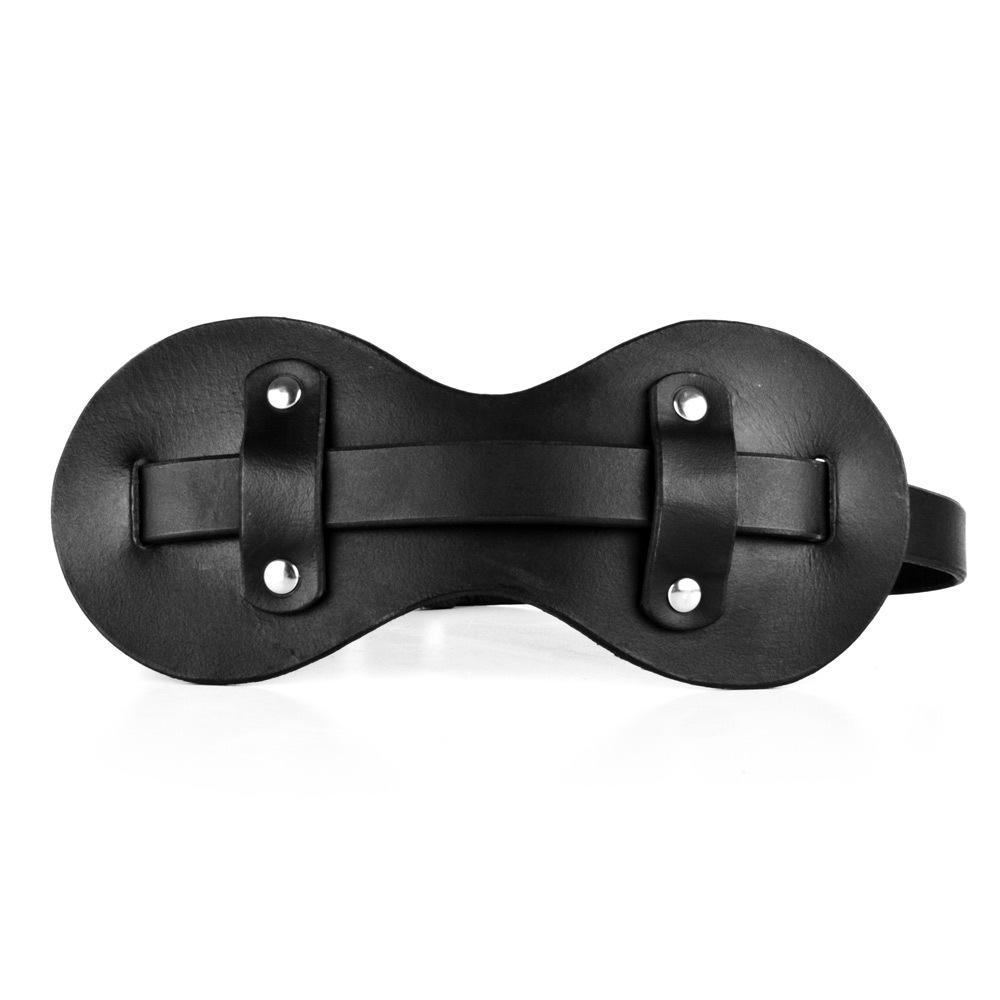 UberKinky Saddle Leather Blindfold | UberKinky