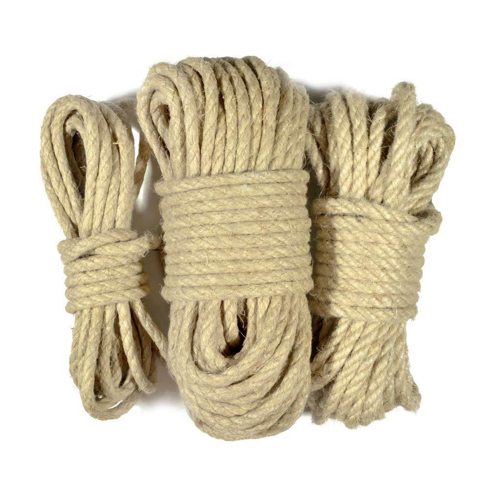 Uberkinky Hemp Bondage Rope Bundle (5m, 10m & 20m)