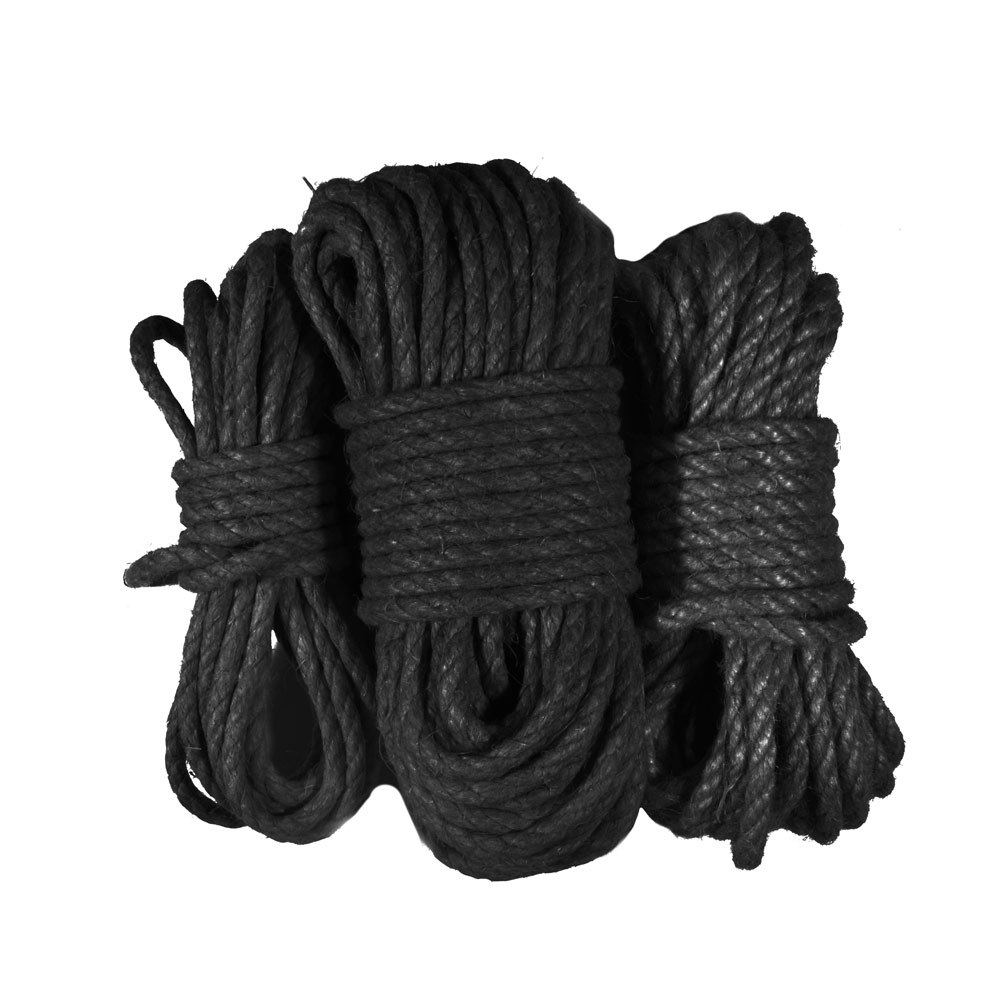 Uberkinky Black Bondage Rope Bundle (5m, 10m & 20m)