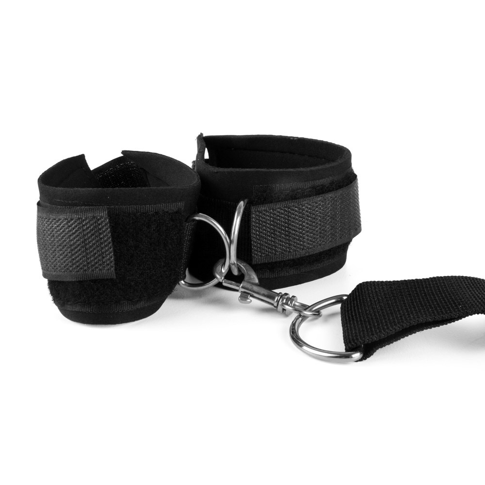 Bondage Play® Wrist Cuffs with Ball Gag | UberKinky