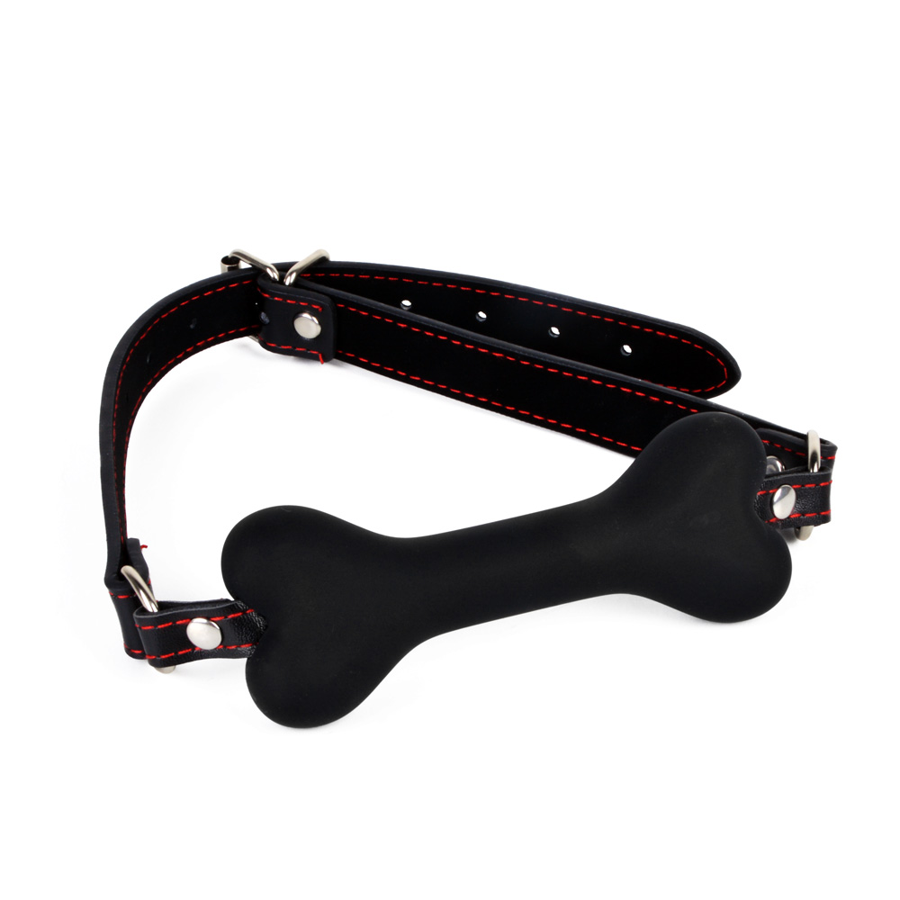 BondagePlay Silicone Bone Gag 1