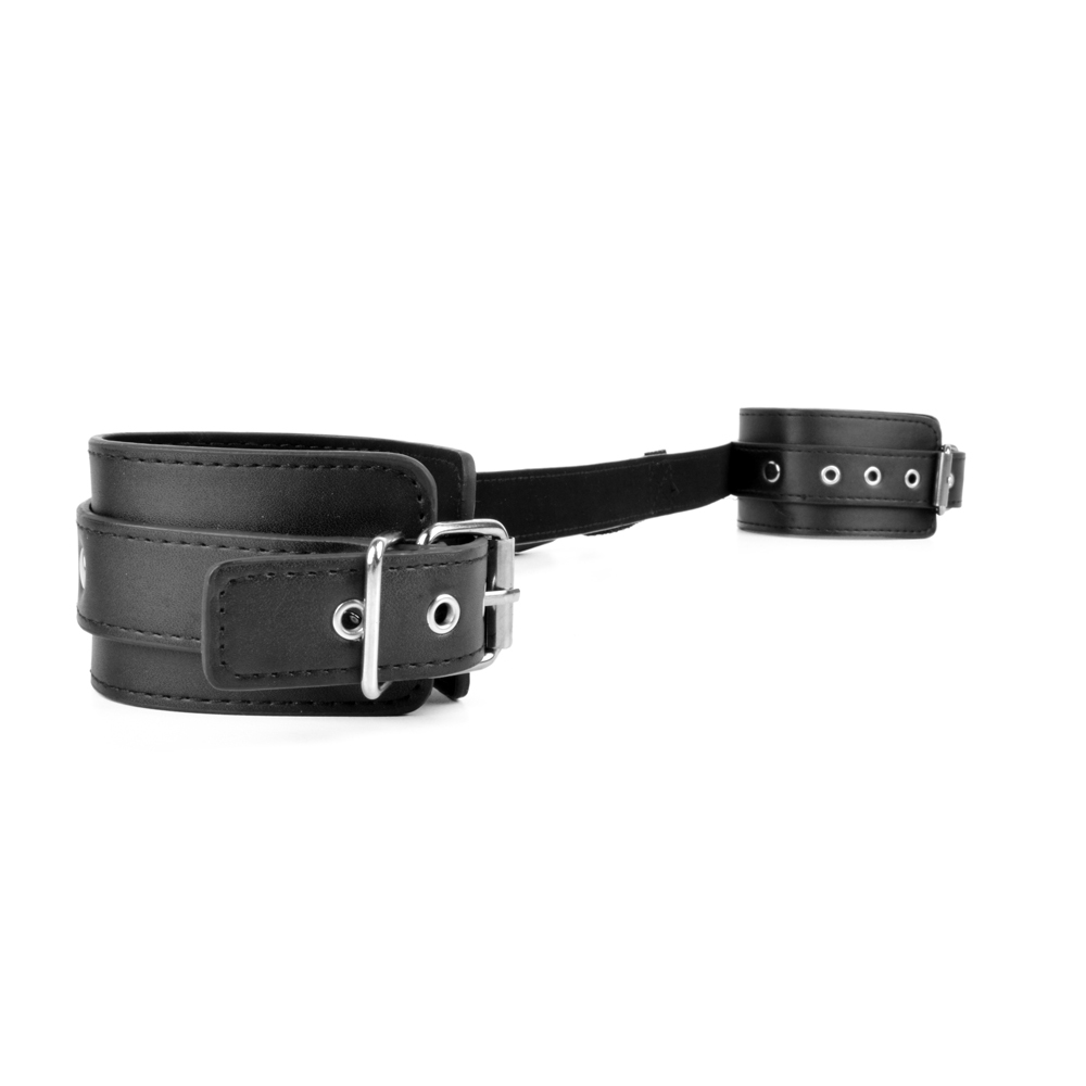 Bondage Play® Adjustable Leather Handcuffs | UberKinky