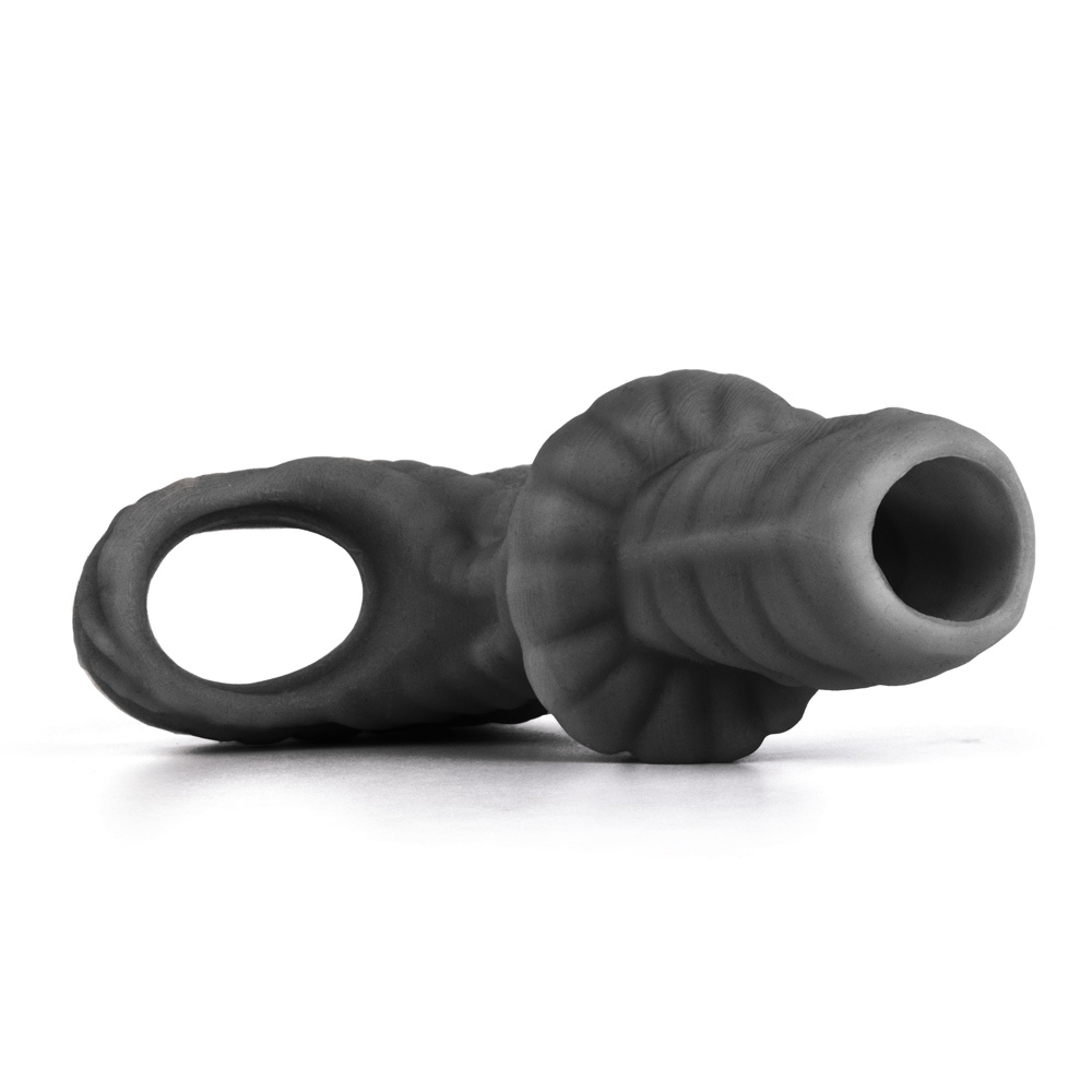 Sinnovator Mandrake Sheath Platinum Silicone Open Tip Penis Extender