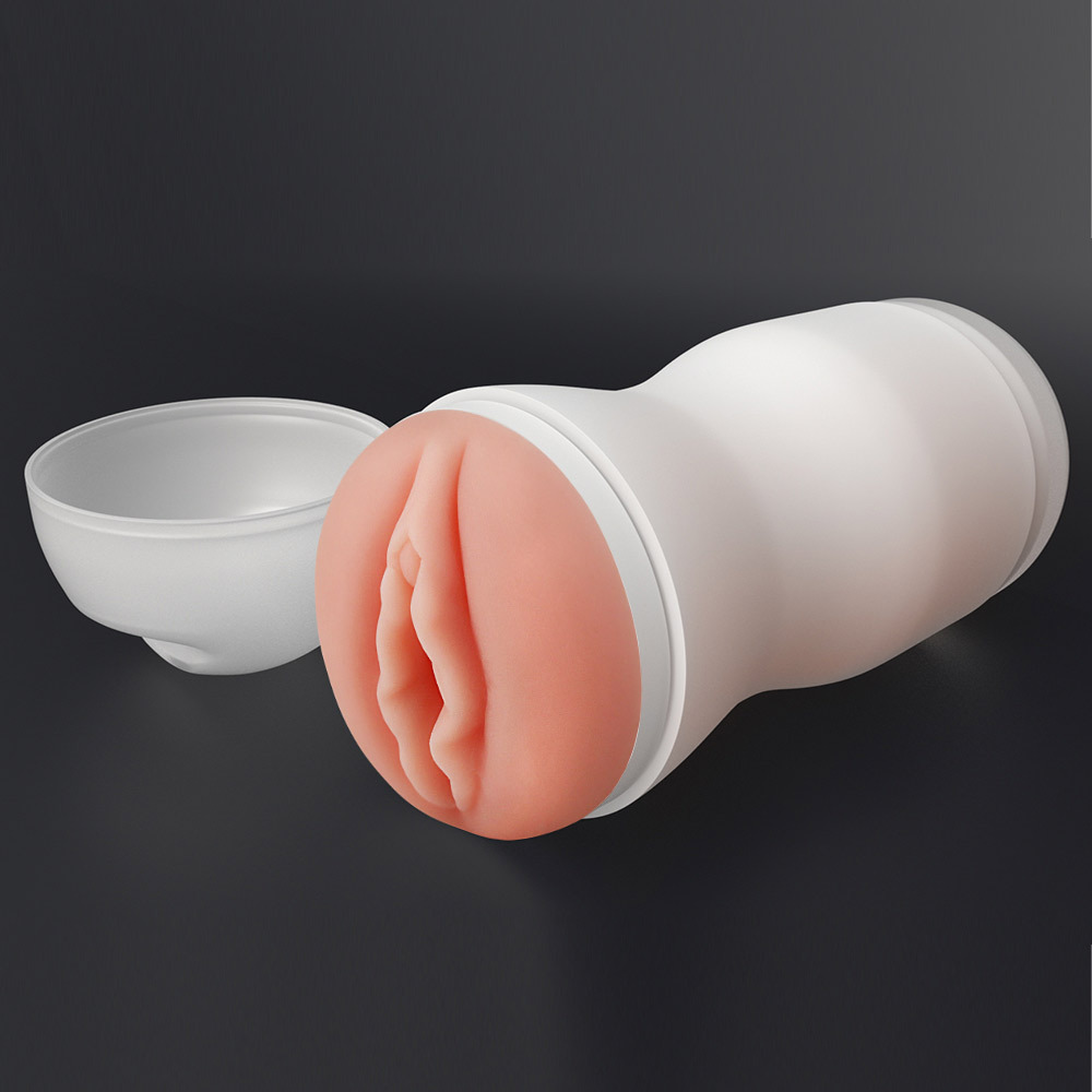 LoveToy Sex In A Can Vagina Lotus Tunnel Vibrating Pocket Pussy | UberKinky