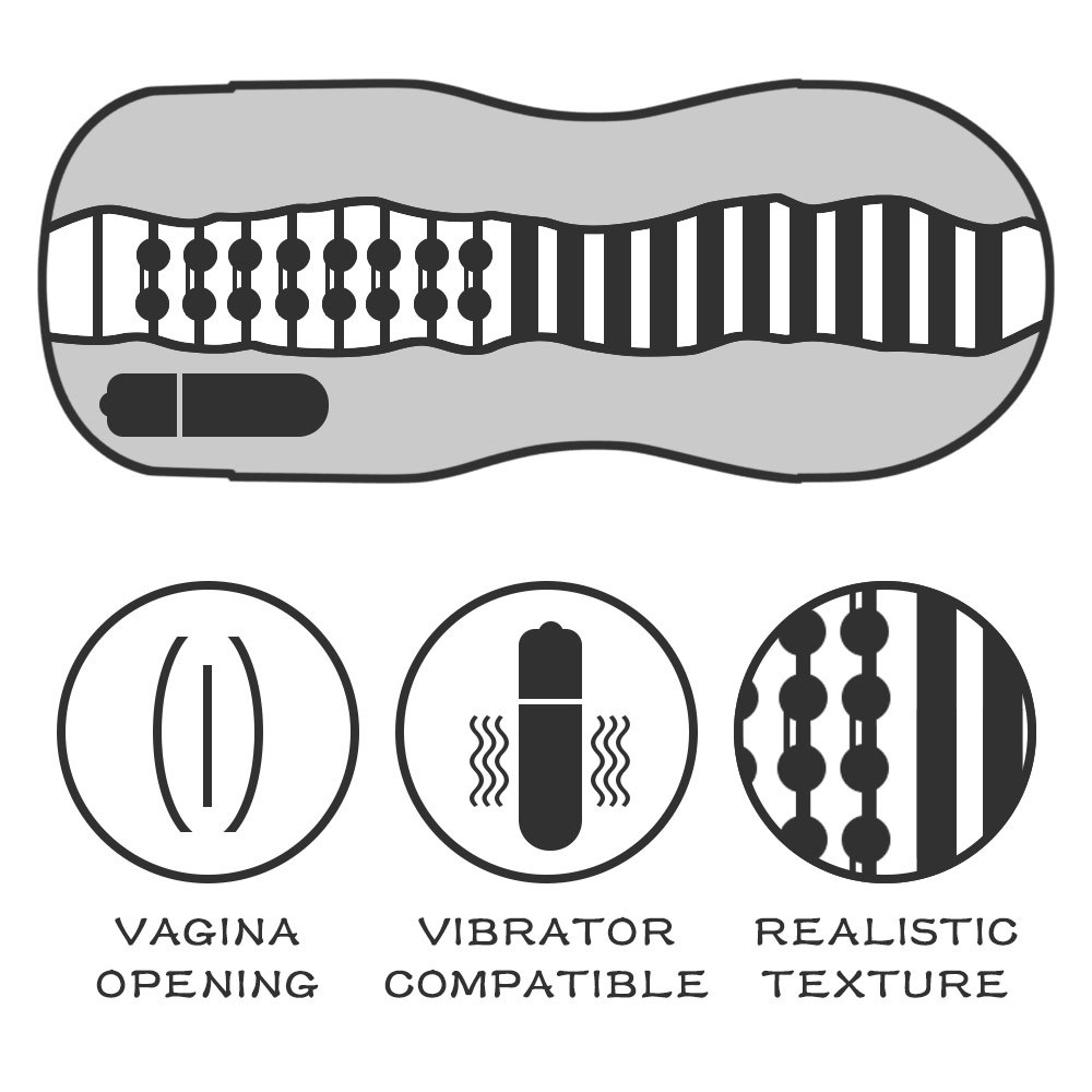 LoveToy Sex In A Can Vagina Stamina Tunnel Vibrating Pocket Pussy | UberKinky
