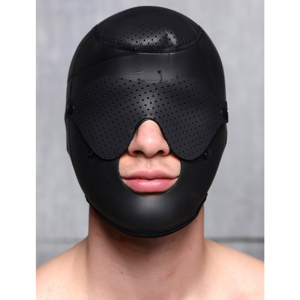 Master Series Scorpion Hood With Removable Blindfold and Face Mask | UberKinky