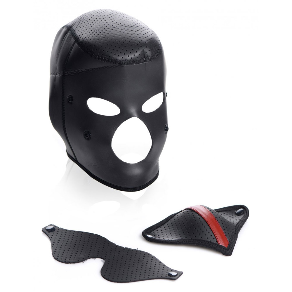 Master Series Scorpion Hood With Removable Blindfold and Face Mask | UberKinky