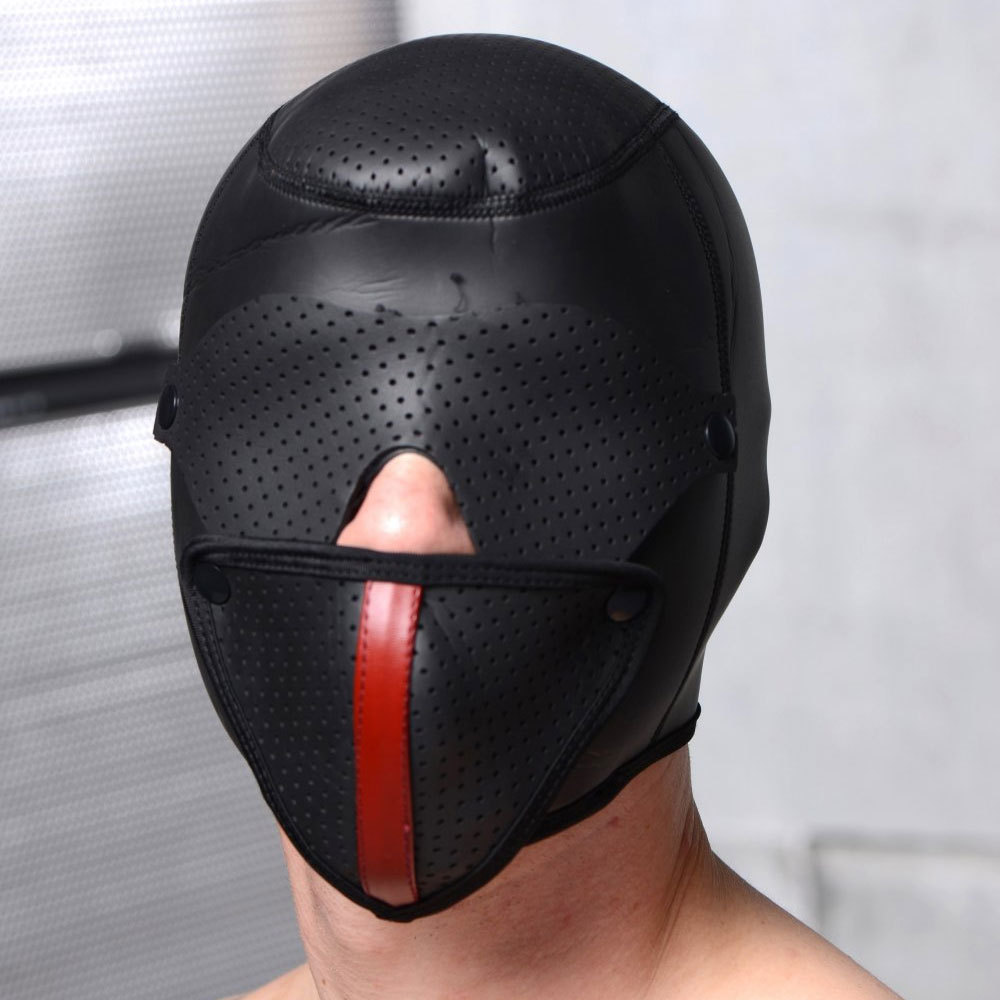 Master Series Scorpion Hood With Removable Blindfold and Face Mask | UberKinky