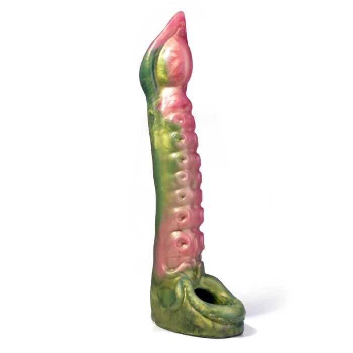 Sinnovator Dagon Sheath Platinum Silicone Penis Extender 10.2 Inches