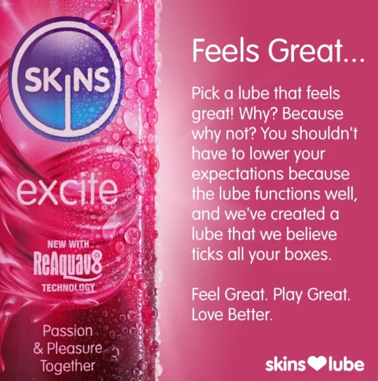 Skins Excite Tingling Water Based Lubricant 130ml