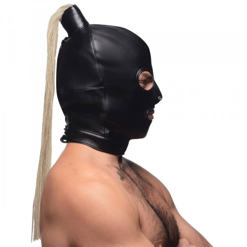 Strict Ponytail Bondage Hood | UberKinky