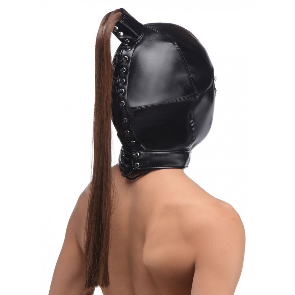 Strict Ponytail Bondage Hood | UberKinky