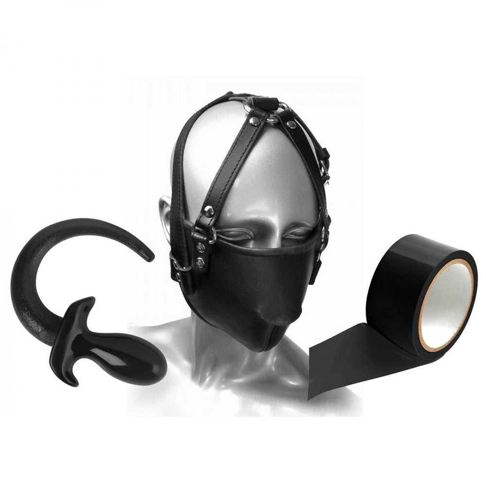 Master Series On All Fours Puppy Play Fantasy Bondage Kit | UberKinky