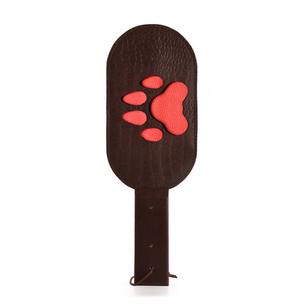 Strict Leather Puppy Paw Leather Paddle | UberKinky