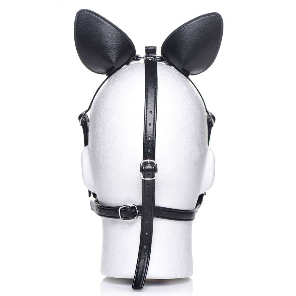 Master Series Dark Horse Pony Head Harness with Silicone Bit Gag | UberKinky