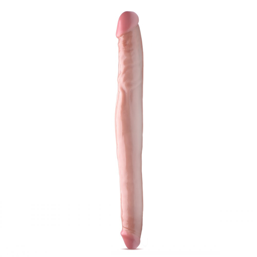 Sex Flesh Realistic Double Dong 13 Inches and 16 Inches (2 Sizes) | UberKinky