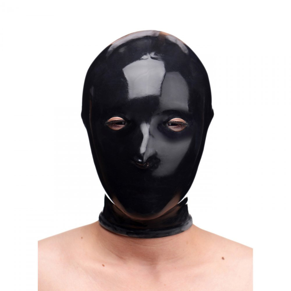 SC Novelties Rubber Slave Bondage Hood | UberKinky