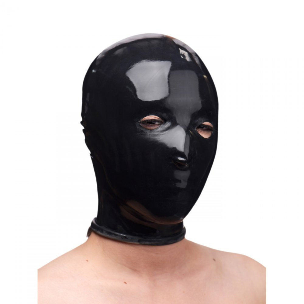 SC Novelties Rubber Slave Bondage Hood | UberKinky