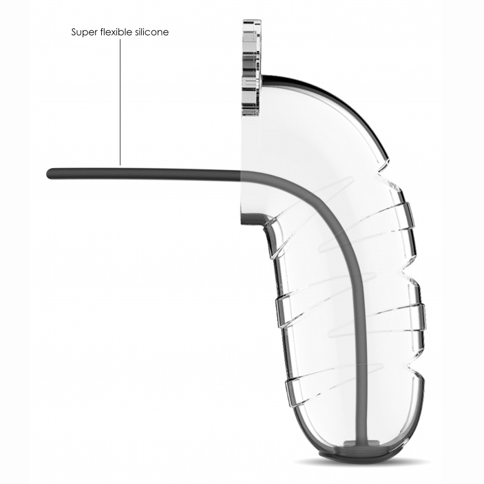 Mancage 17 Chastity Cage with Silicone Urethral Sound | UberKinky