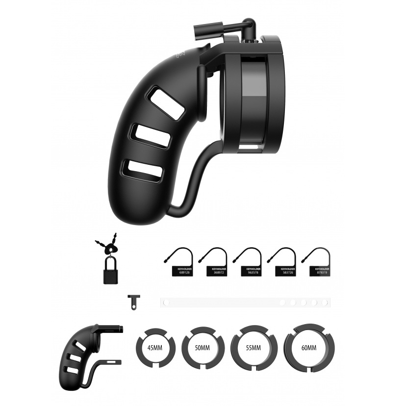 Mancage 19 Silicone Chastity Cage Ballsplitter | UberKinky