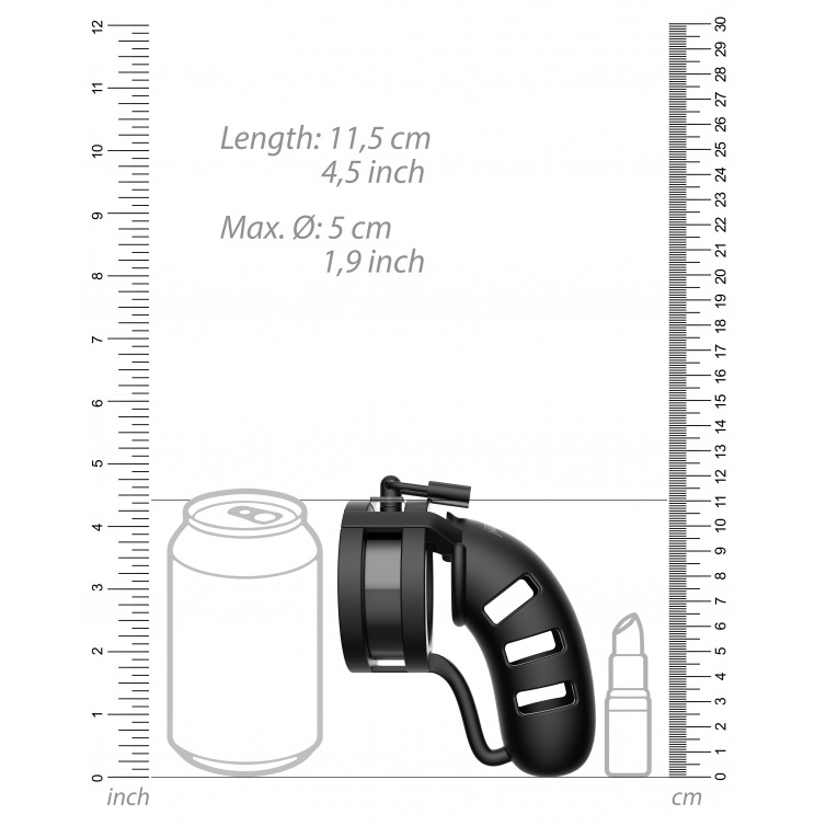 Mancage 19 Silicone Chastity Cage Ballsplitter | UberKinky