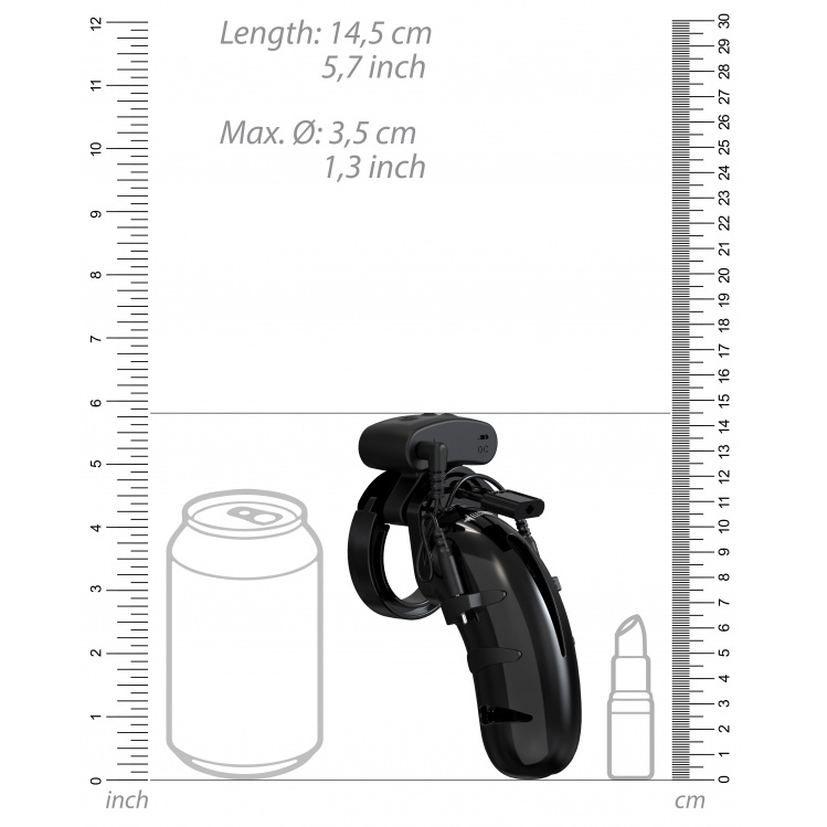 Mancage Model 22 Chastity Cock Cage with Electrostimulation | UberKinky