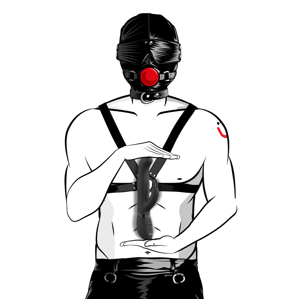 Vive Izara Rotating Beads Rabbit Vibrator | UberKinky