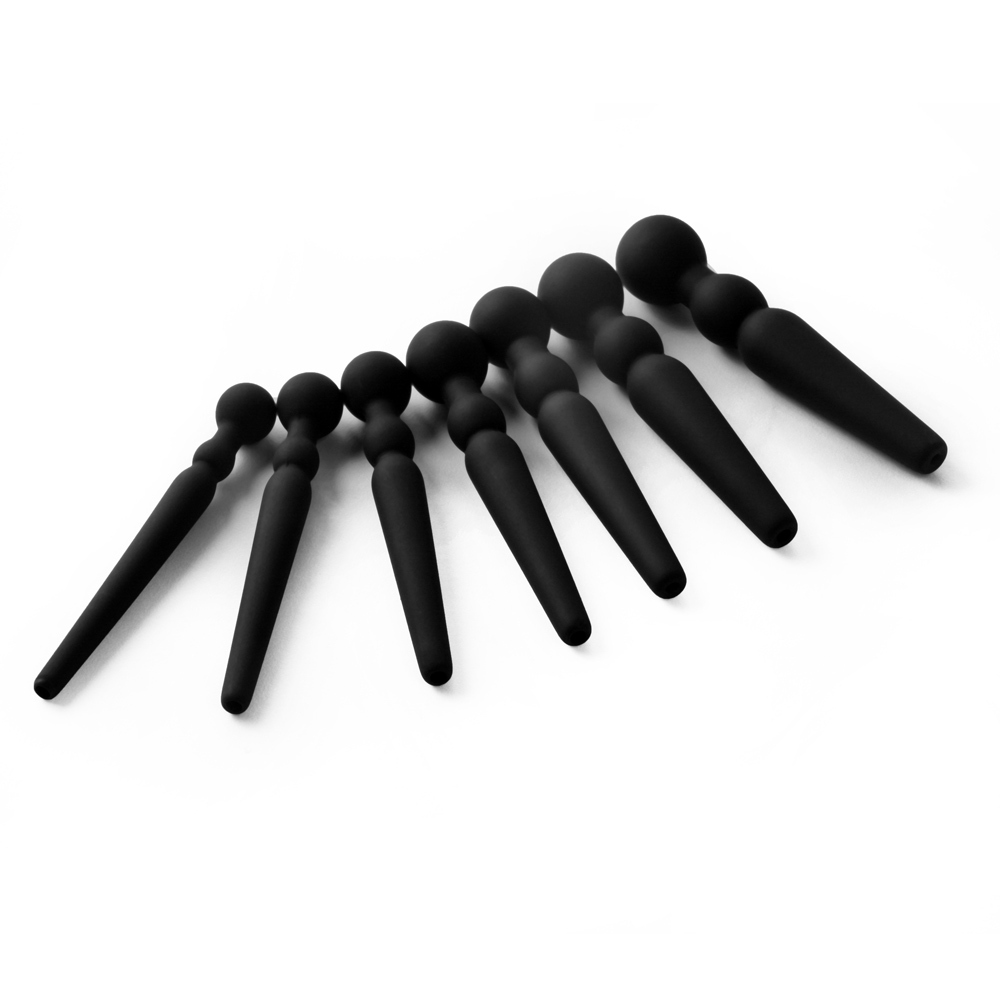 UberKinky Ballsy Slide In Silicone Penis Plug | UberKinky