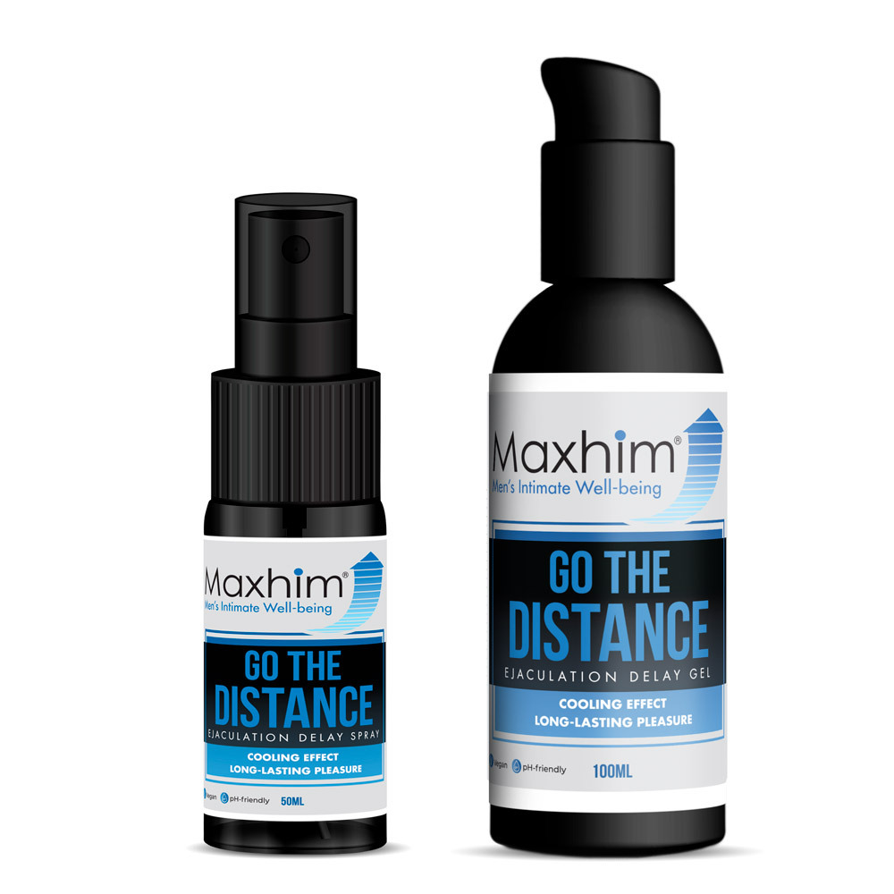 Maxhim Go The Distance Ejaculation Delay Spray or Gel | UberKinky