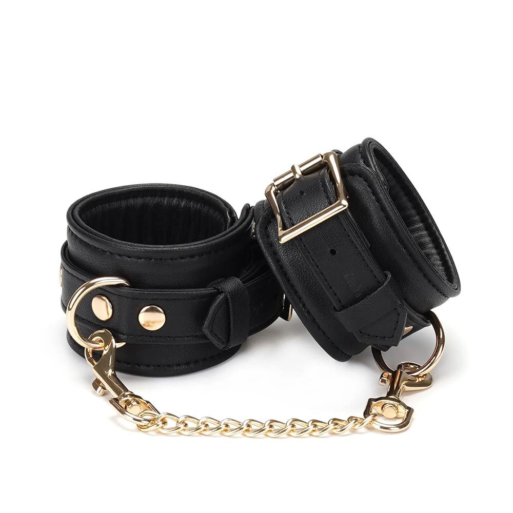 Liebe Seele Dark Secret Leather Wrist Cuffs | UberKinky