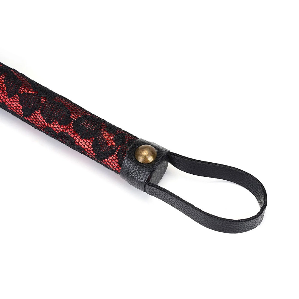 Liebe Seele Victorian Garden Lace and PU Flogger | UberKinky